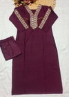 SI 302 Sulb Cotton With Embroidery Work Top With Bottom Wholesale Price In Surat